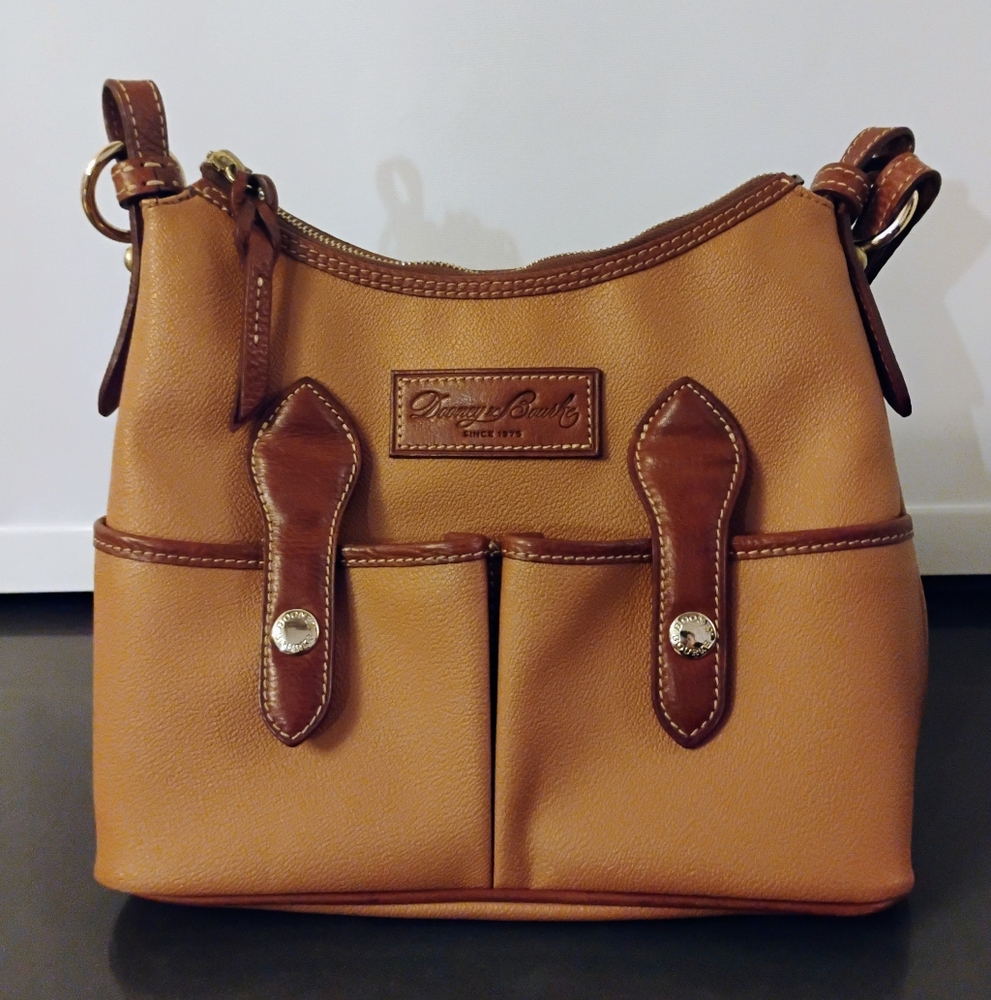 Dooney & Bourke Pebbled Leather Florentine Small Lucy Shoulder Bag